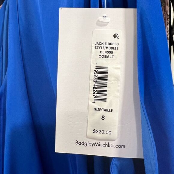 BADGLEY MISCHKA Jackie Dress in Colbalt - Picture 7 of 10